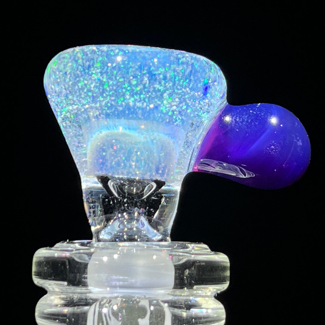 14mm Rainbow Light Bright Crushed Opal UV Martini Pullslide Accessory Tako Glass   