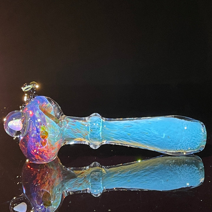 Frog Spoon with Opal Glass Pipe Beezy Glass   