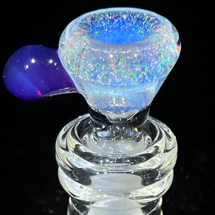 14mm Rainbow Light Bright Crushed Opal UV Martini Pullslide Accessory Tako Glass   