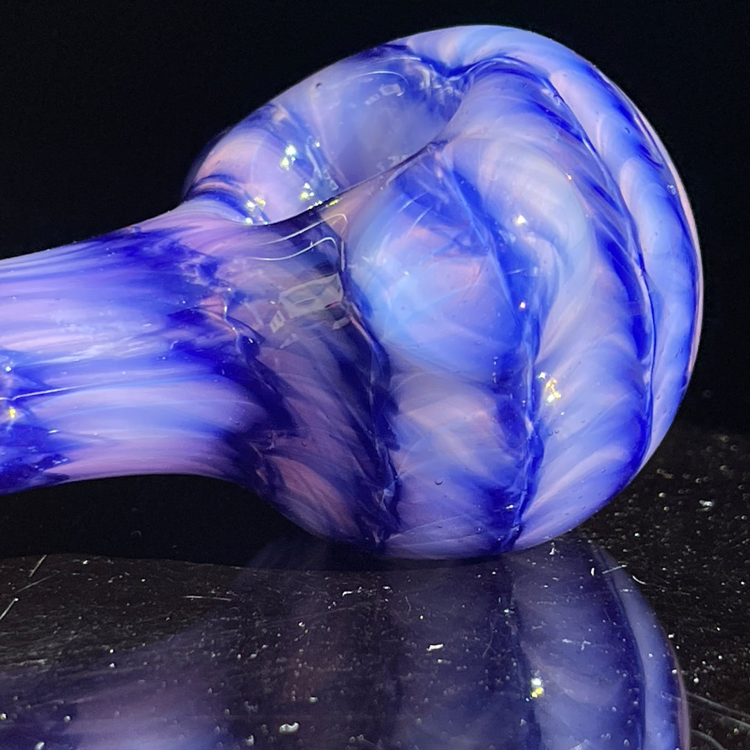 Purple Staircase Spoon Glass Pipe Jedi Glassworks   