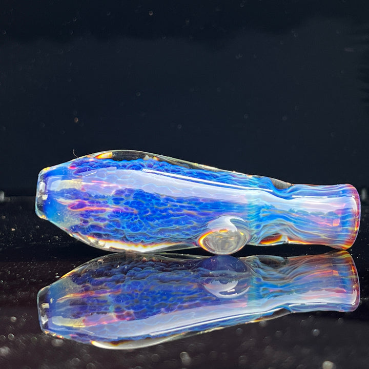 Purple Nebula Chillum Glass Pipe Tako Glass   