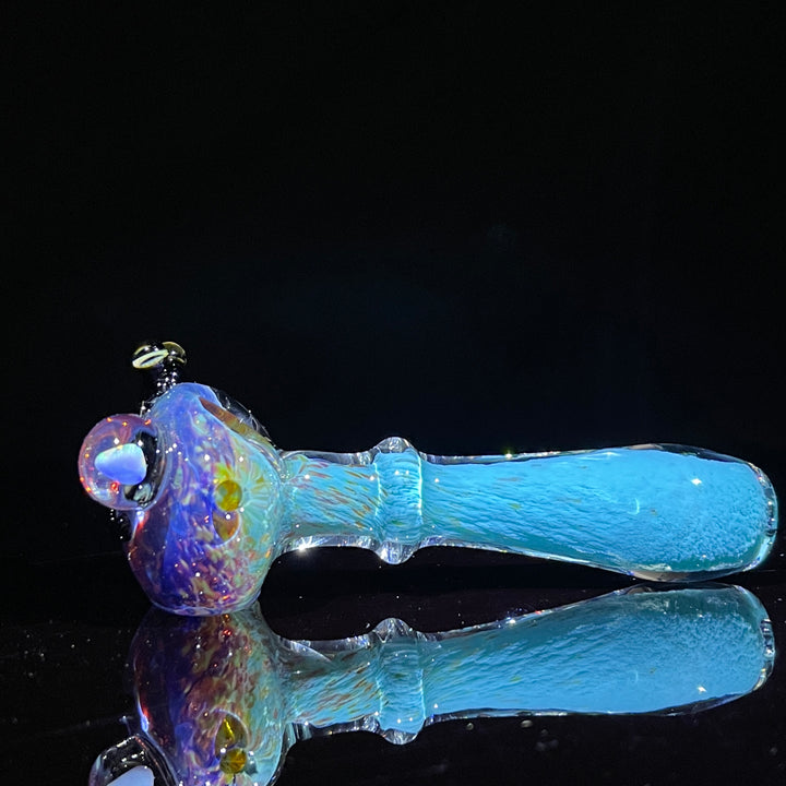 Frog Spoon with Opal Glass Pipe Beezy Glass   