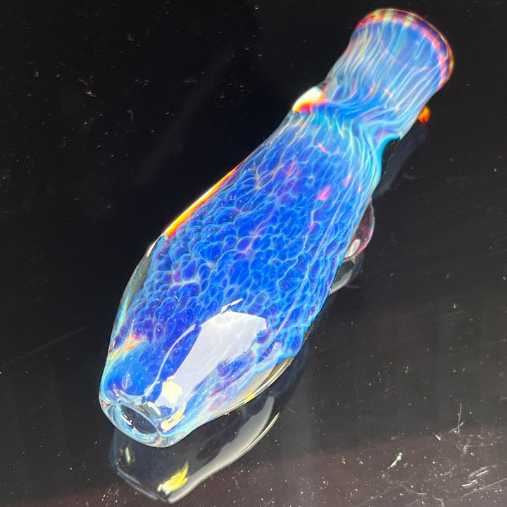 Purple Nebula Chillum Glass Pipe Tako Glass   