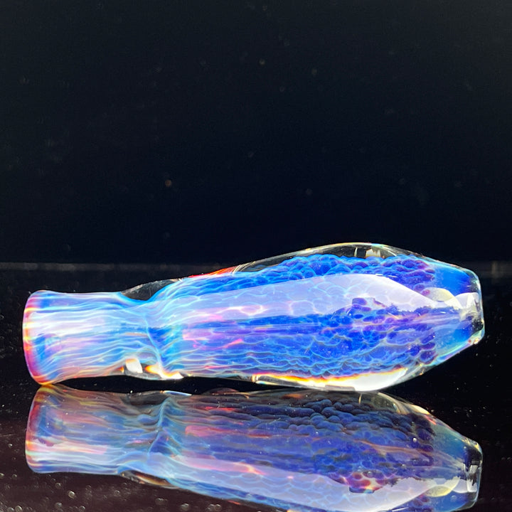 Purple Nebula Chillum Glass Pipe Tako Glass   