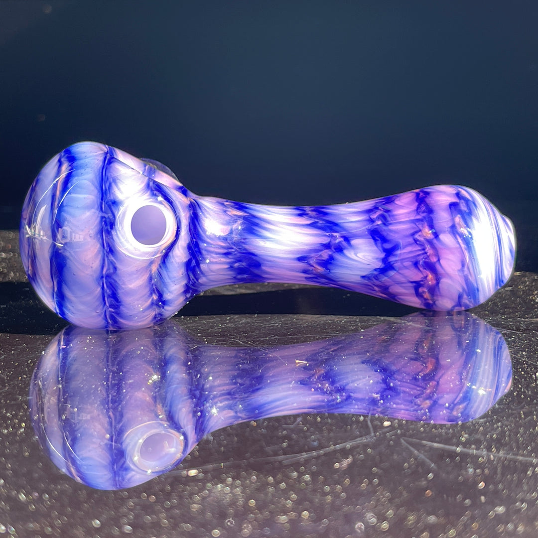 Purple Staircase Spoon Glass Pipe Jedi Glassworks   