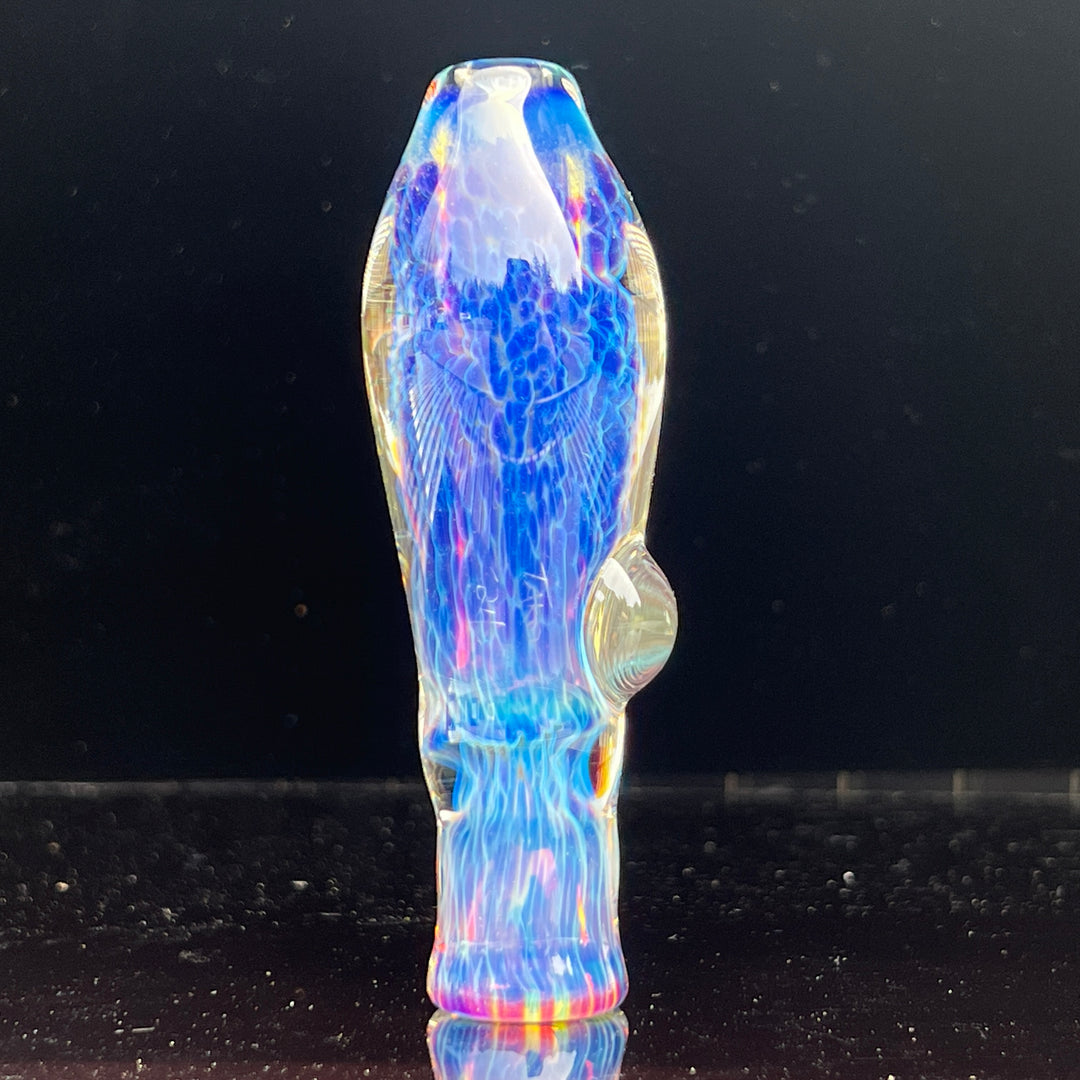 Purple Nebula Chillum Glass Pipe Tako Glass   