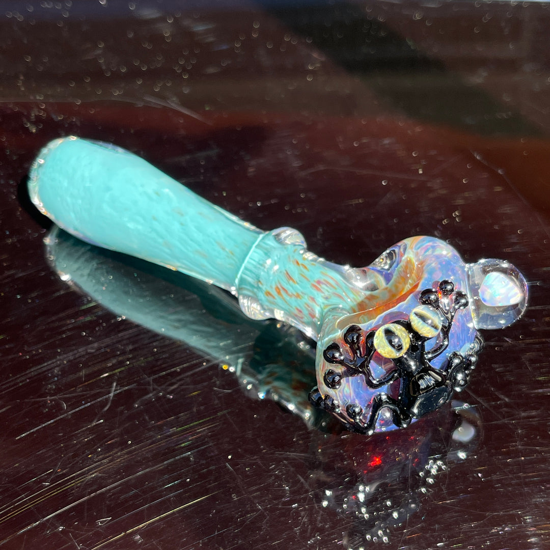 Frog Spoon with Opal Glass Pipe Beezy Glass   