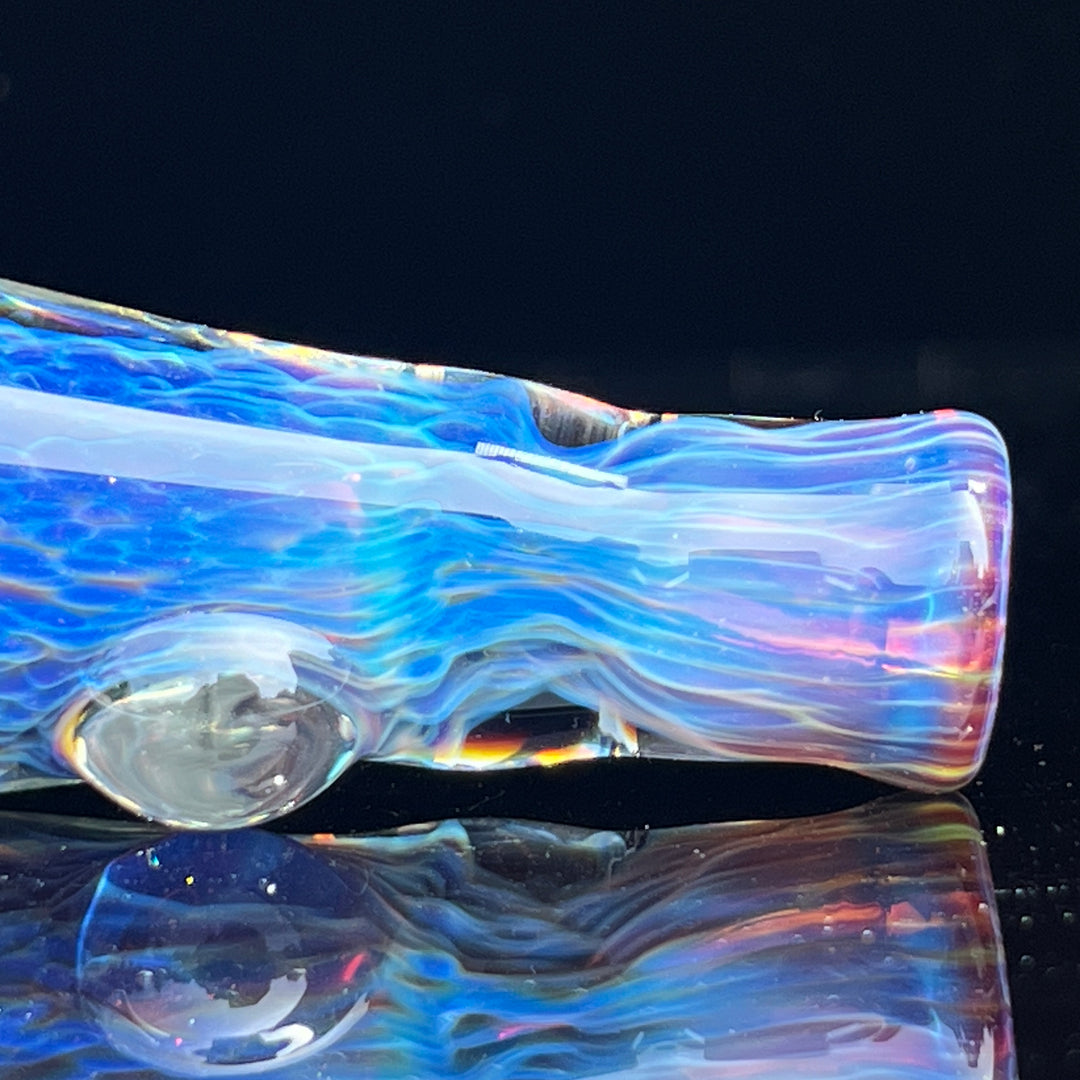 Purple Nebula Chillum Glass Pipe Tako Glass   