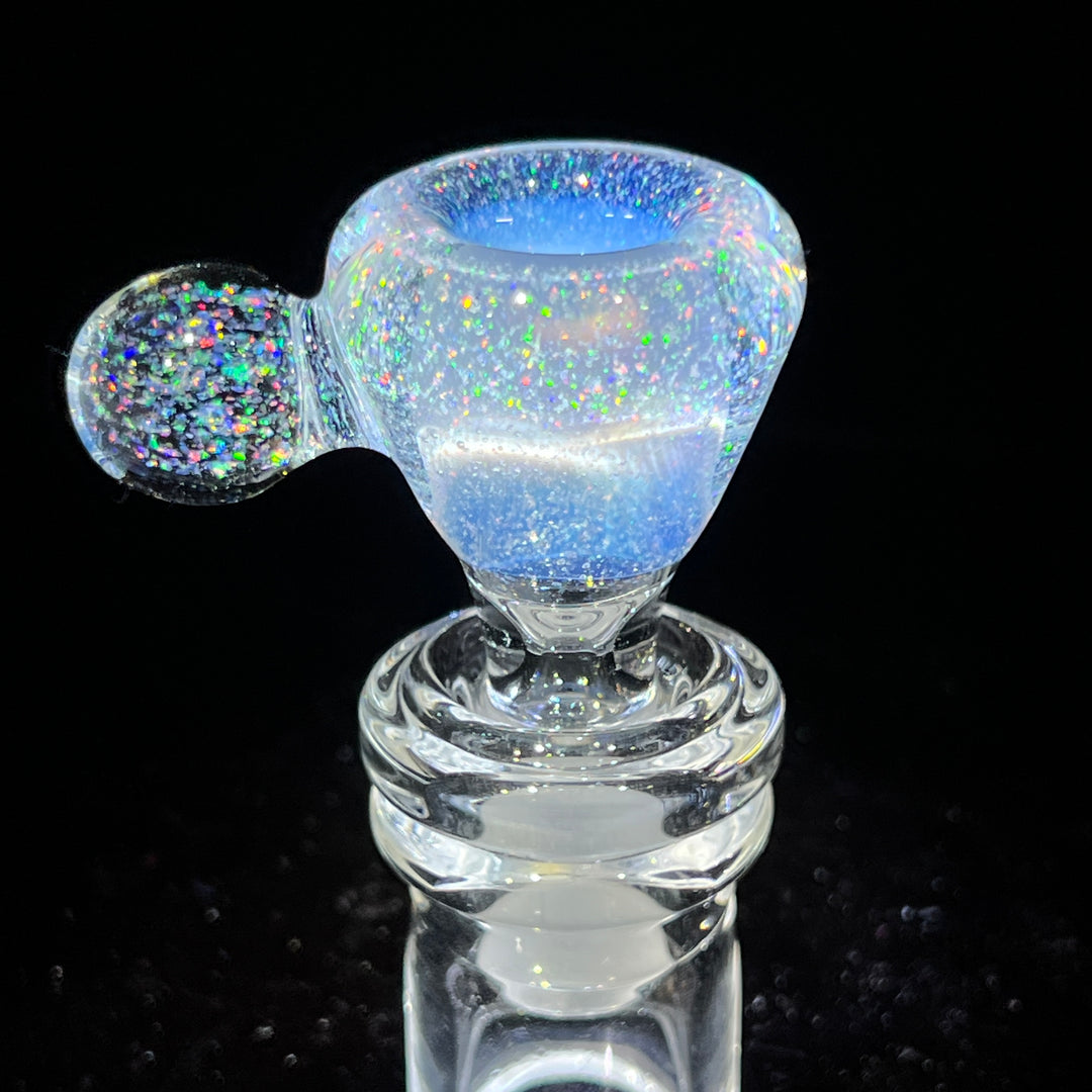 14mm Rainbow Light Bright Crushed Opal UV Martini Pullslide Accessory Tako Glass   