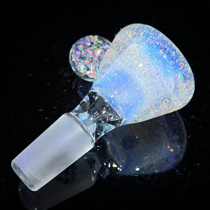 14mm Rainbow Light Bright Crushed Opal UV Martini Pullslide Accessory Tako Glass   