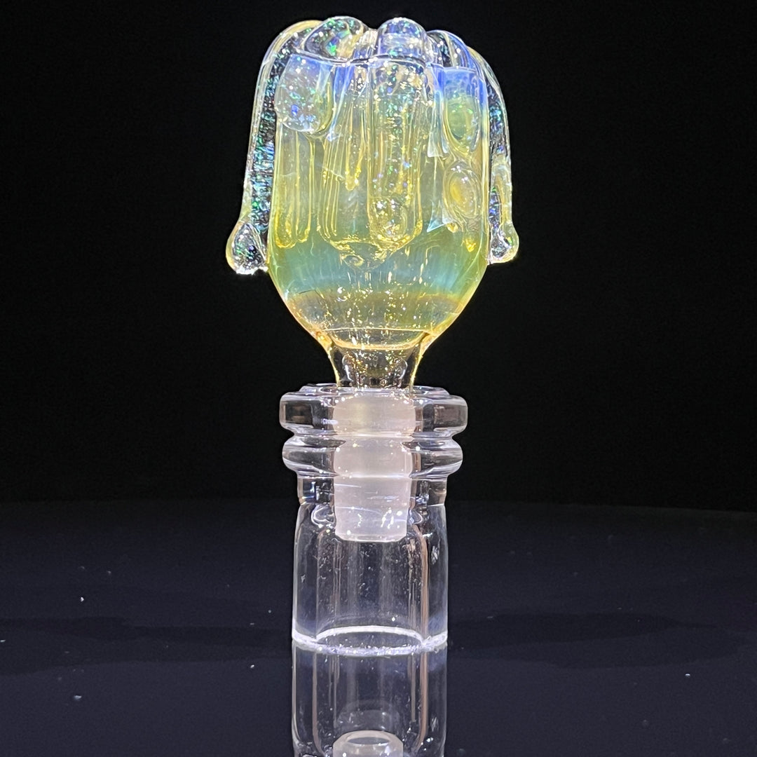 14 mm Crushed Opal Slime Hash Pull Slide Accessory Tako Glass