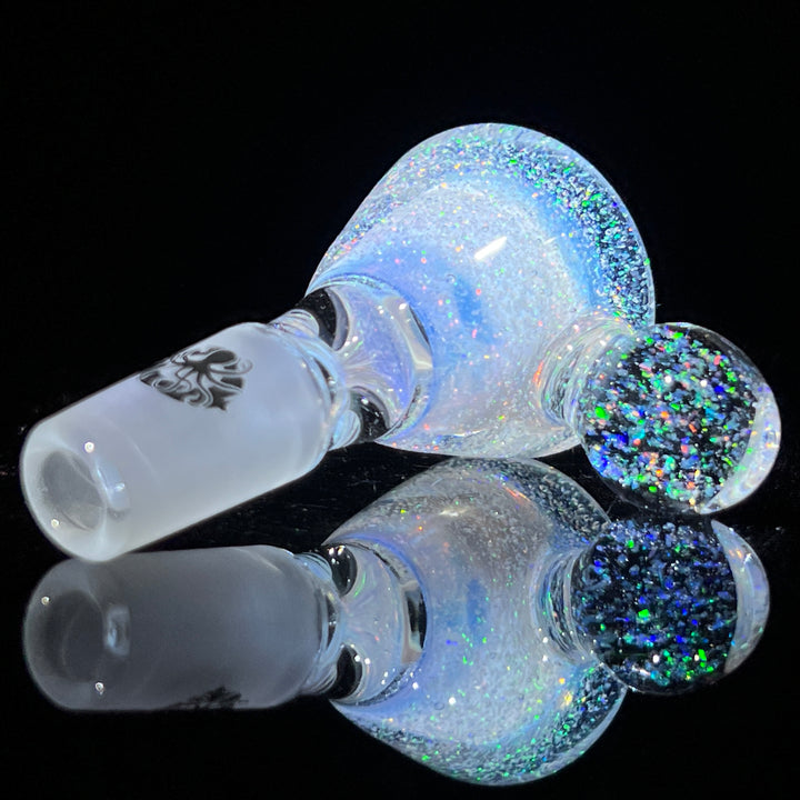 14mm Rainbow Light Bright Crushed Opal UV Martini Pullslide Accessory Tako Glass   