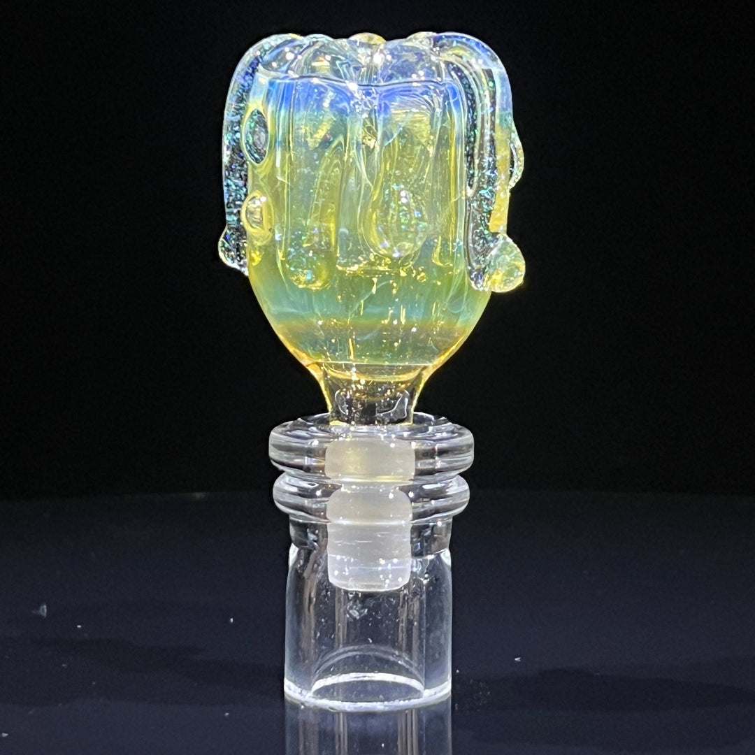 14 mm Crushed Opal Slime Hash Pull Slide Accessory Tako Glass