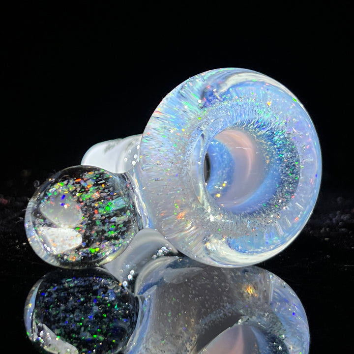 14mm Rainbow Light Bright Crushed Opal UV Martini Pullslide Accessory Tako Glass   