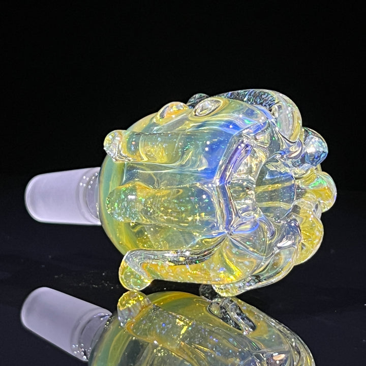 14 mm Crushed Opal Slime Hash Pull Slide Accessory Tako Glass