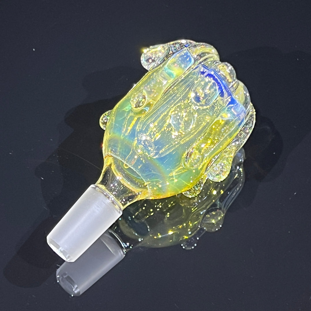 14 mm Crushed Opal Slime Hash Pull Slide Accessory Tako Glass