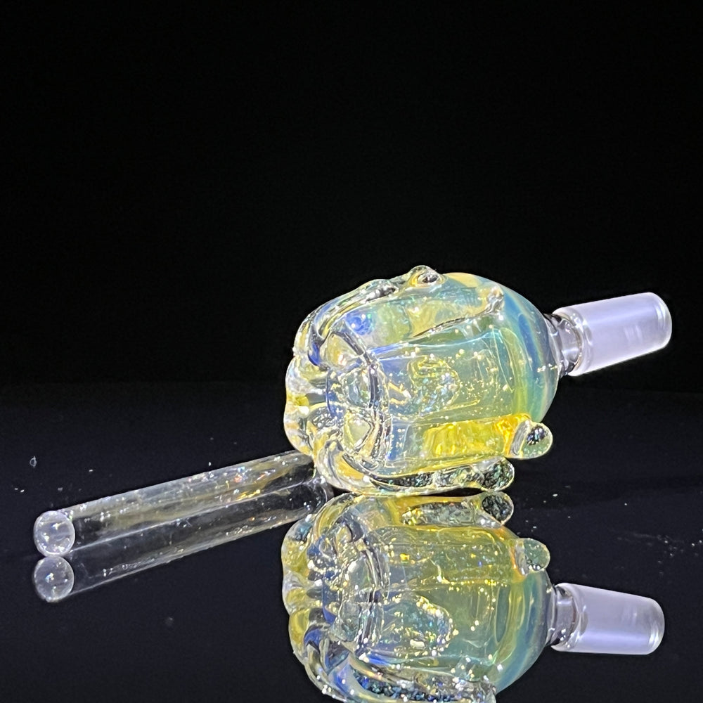 14 mm Crushed Opal Slime Hash Pull Slide Accessory Tako Glass