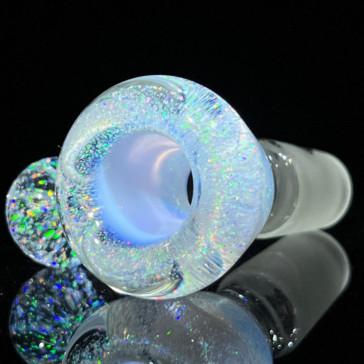 18mm Rainbow Light Bright Crushed Opal UV Martini Pullslide Accessory Tako Glass   