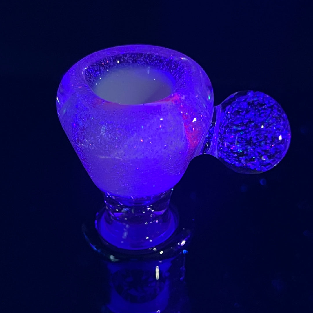 18mm Rainbow Light Bright Crushed Opal UV Martini Pullslide Accessory Tako Glass   