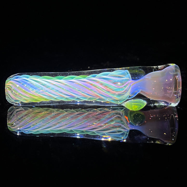 Purple Nebula Chillum Glass Pipe Tako Glass   