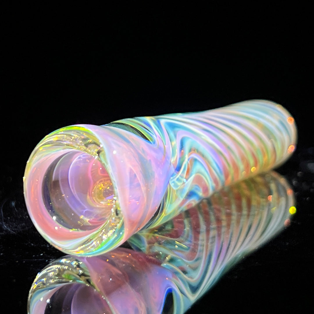 Purple Nebula Chillum Glass Pipe Tako Glass   