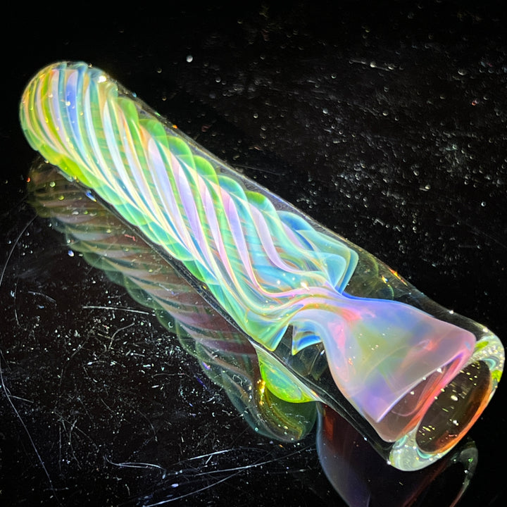 Purple Nebula Chillum Glass Pipe Tako Glass   