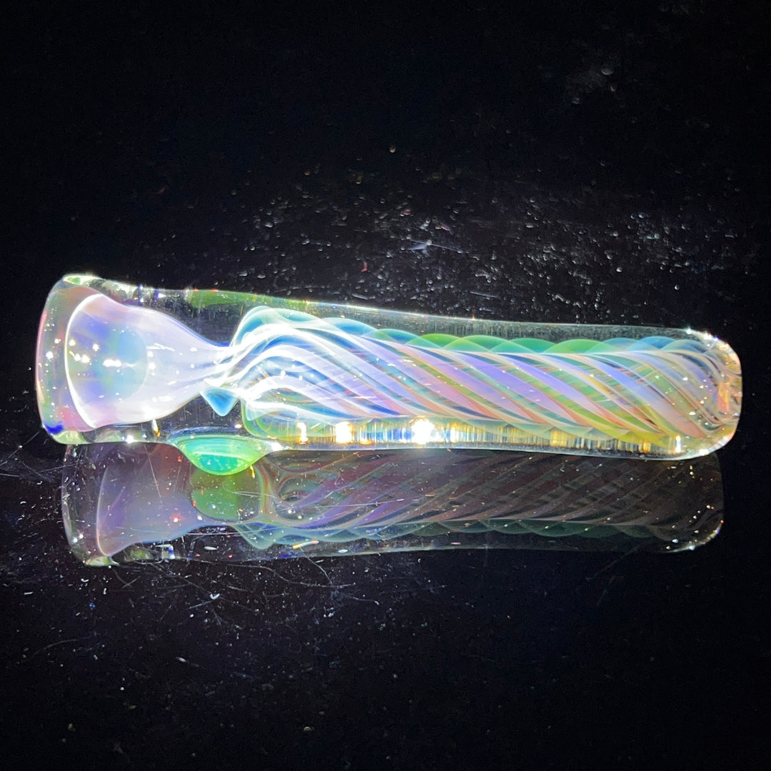 Purple Nebula Chillum Glass Pipe Tako Glass   