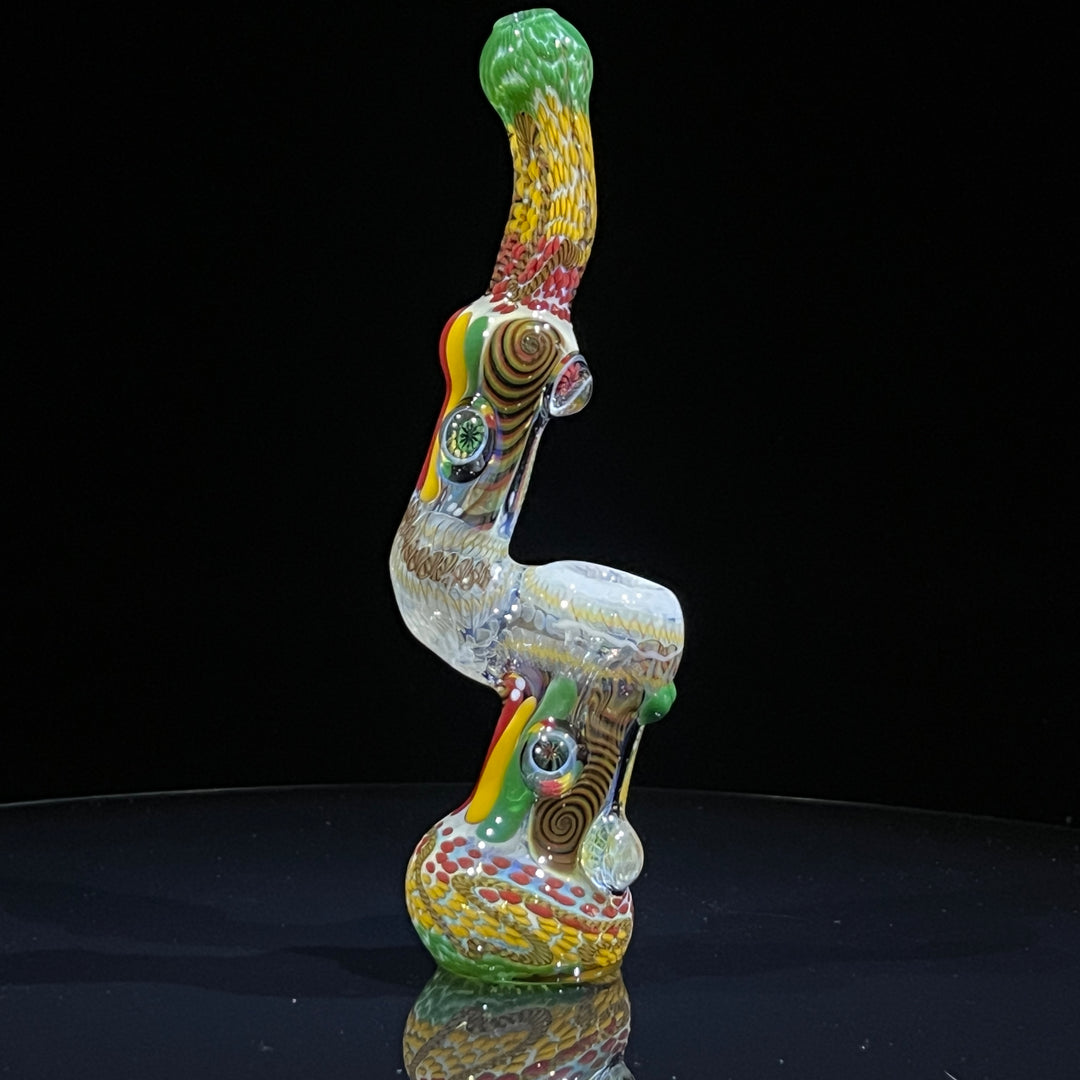 Glass Berry Cupcake Sherlock Bubbler Glass Pipe Glass Berry Cupcake