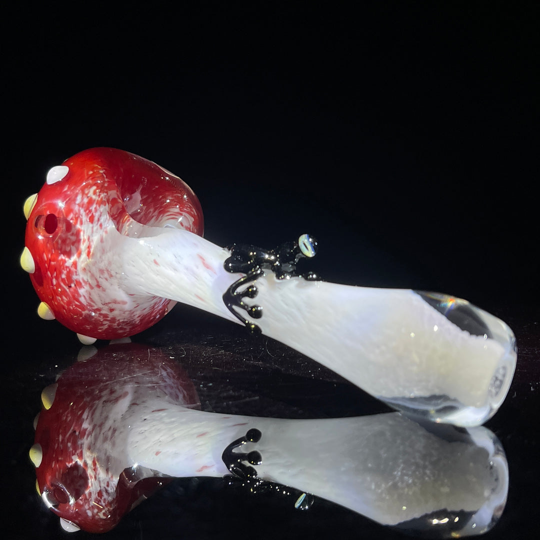 Fancy Magic Mushroom Frog Spoon Glass Pipe Beezy Glass   