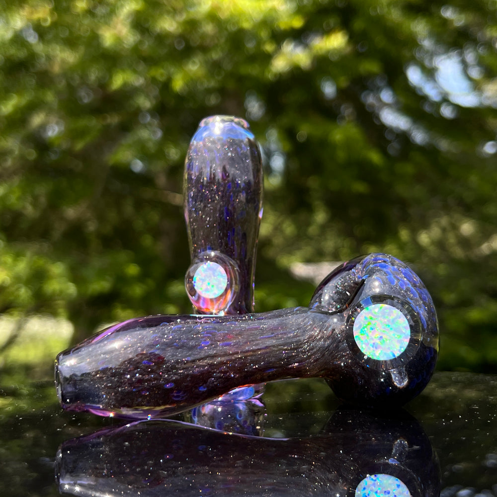 Black Plasma Opal + Case Combo Glass Pipe Tako Glass   