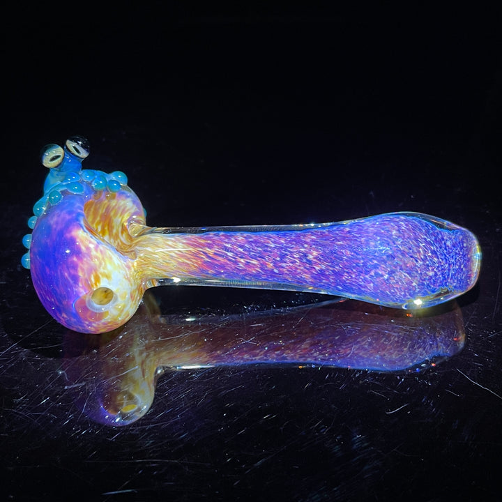 Purple Magic Frog Spoon Glass Pipe Beezy Glass   