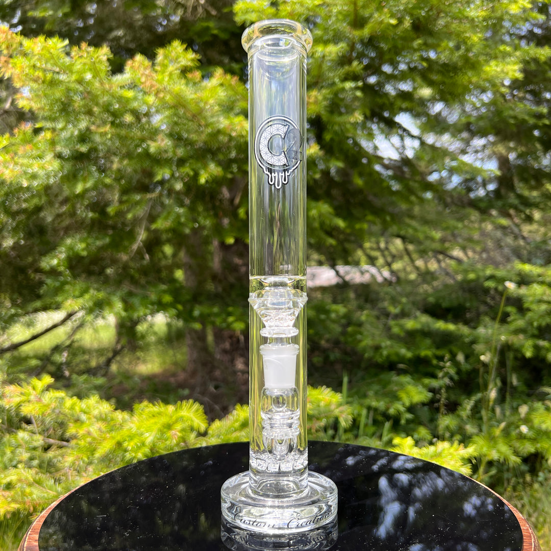 38mm Single Ratchet Tube 12" Glass Pipe C2 Custom Creations   