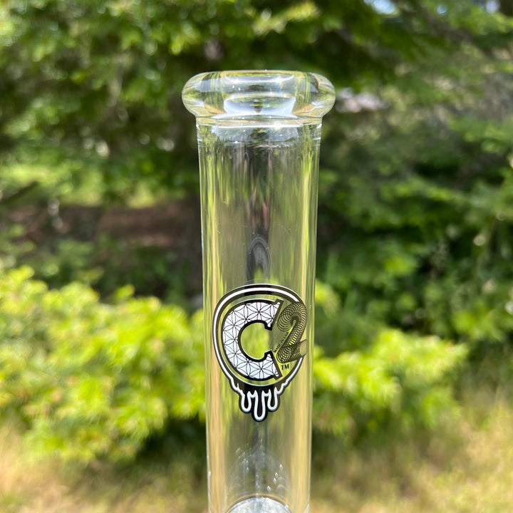 38mm Single Ratchet Tube 12" Glass Pipe C2 Custom Creations   