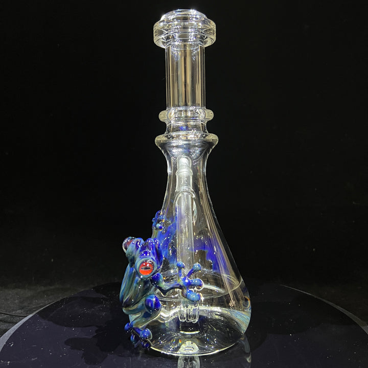 10" Purple Sable Frog Bong Glass Pipe Tako Glass   