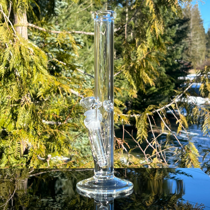 11" Straight Bong Glass Pipe Mary Jane's Glass