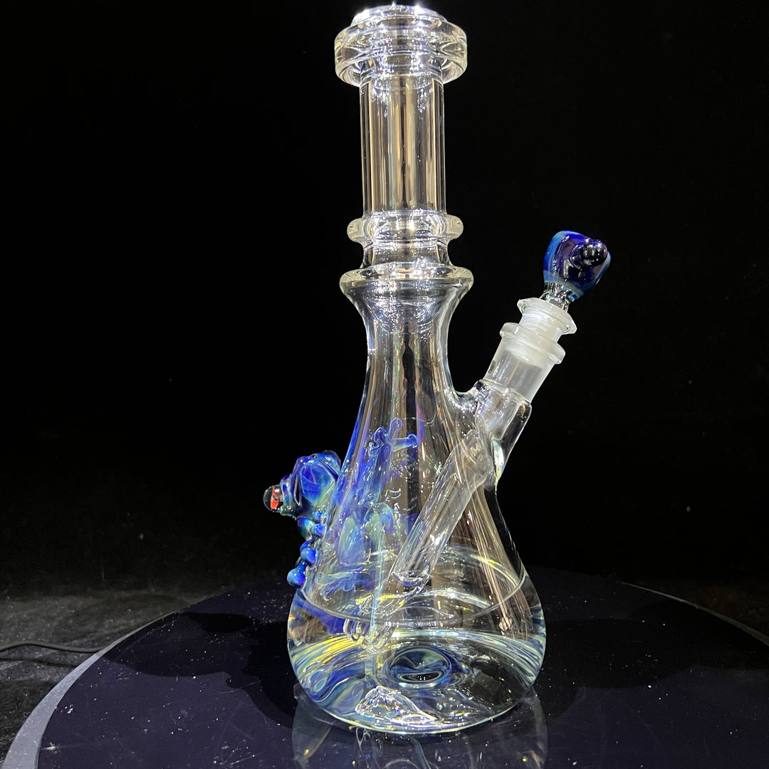 10" Purple Sable Frog Bong Glass Pipe Tako Glass   