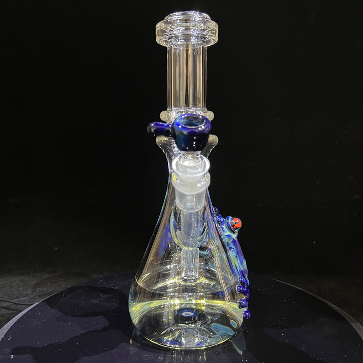 10" Purple Sable Frog Bong Glass Pipe Tako Glass   