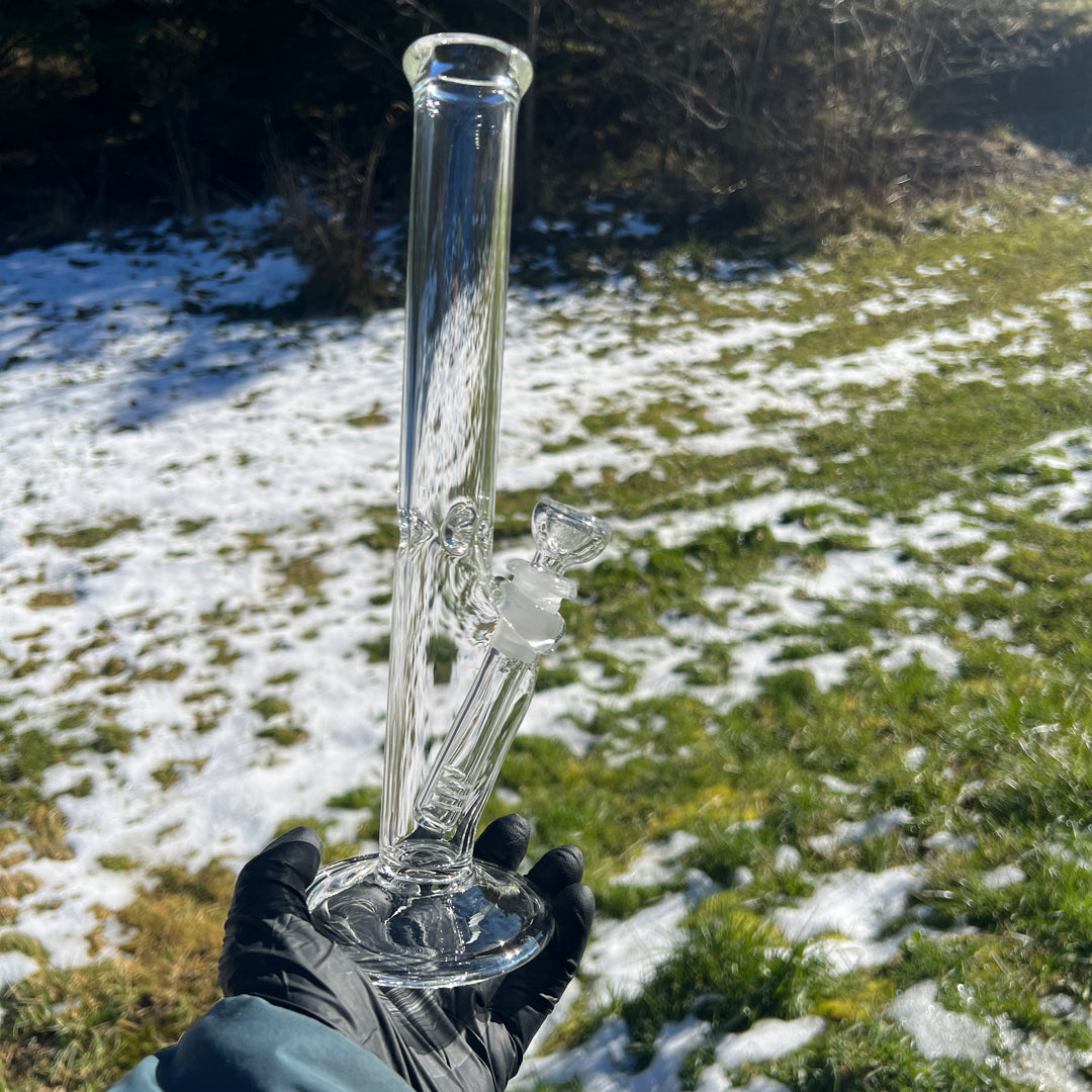 11" Straight Bong Glass Pipe Mary Jane's Glass