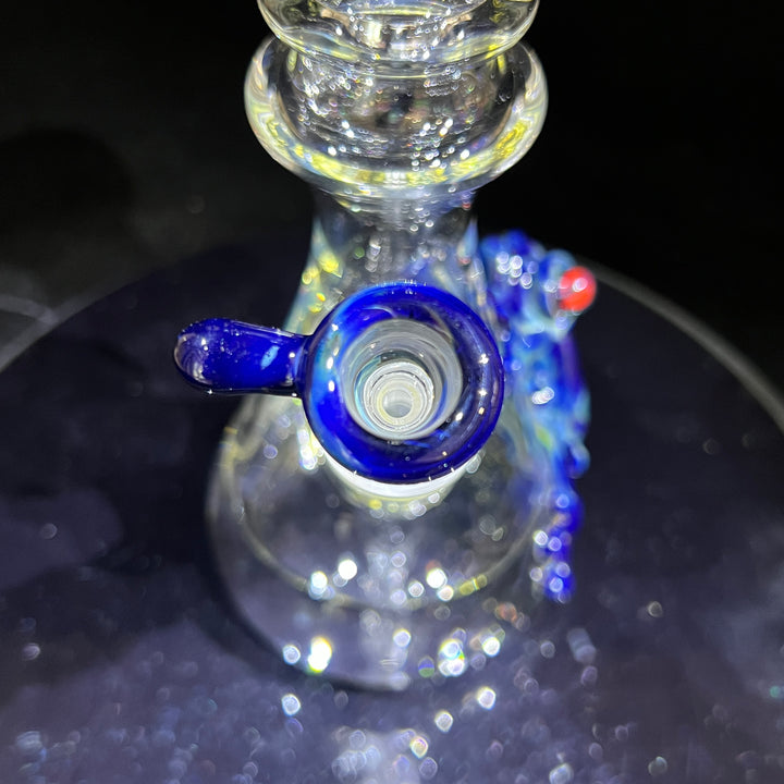 10" Purple Sable Frog Bong Glass Pipe Tako Glass   