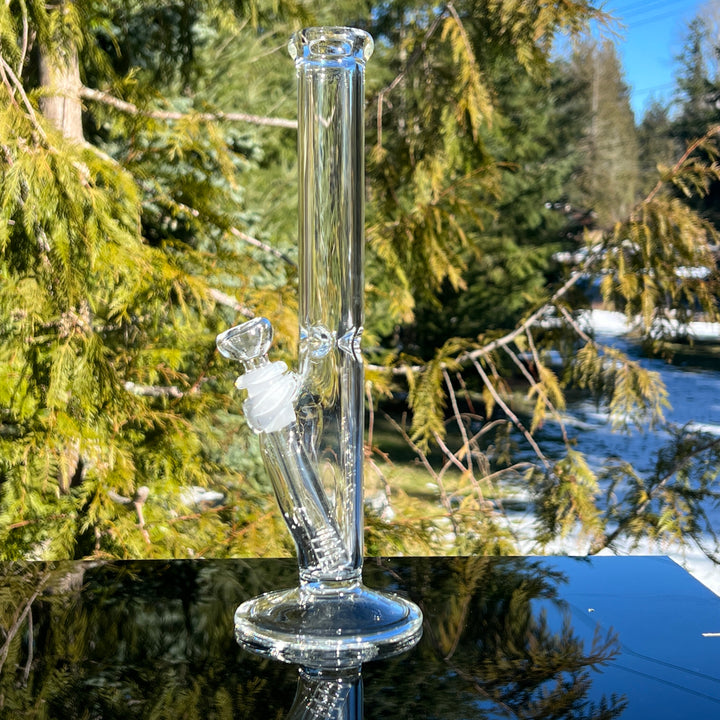 11" Straight Bong Glass Pipe Mary Jane's Glass