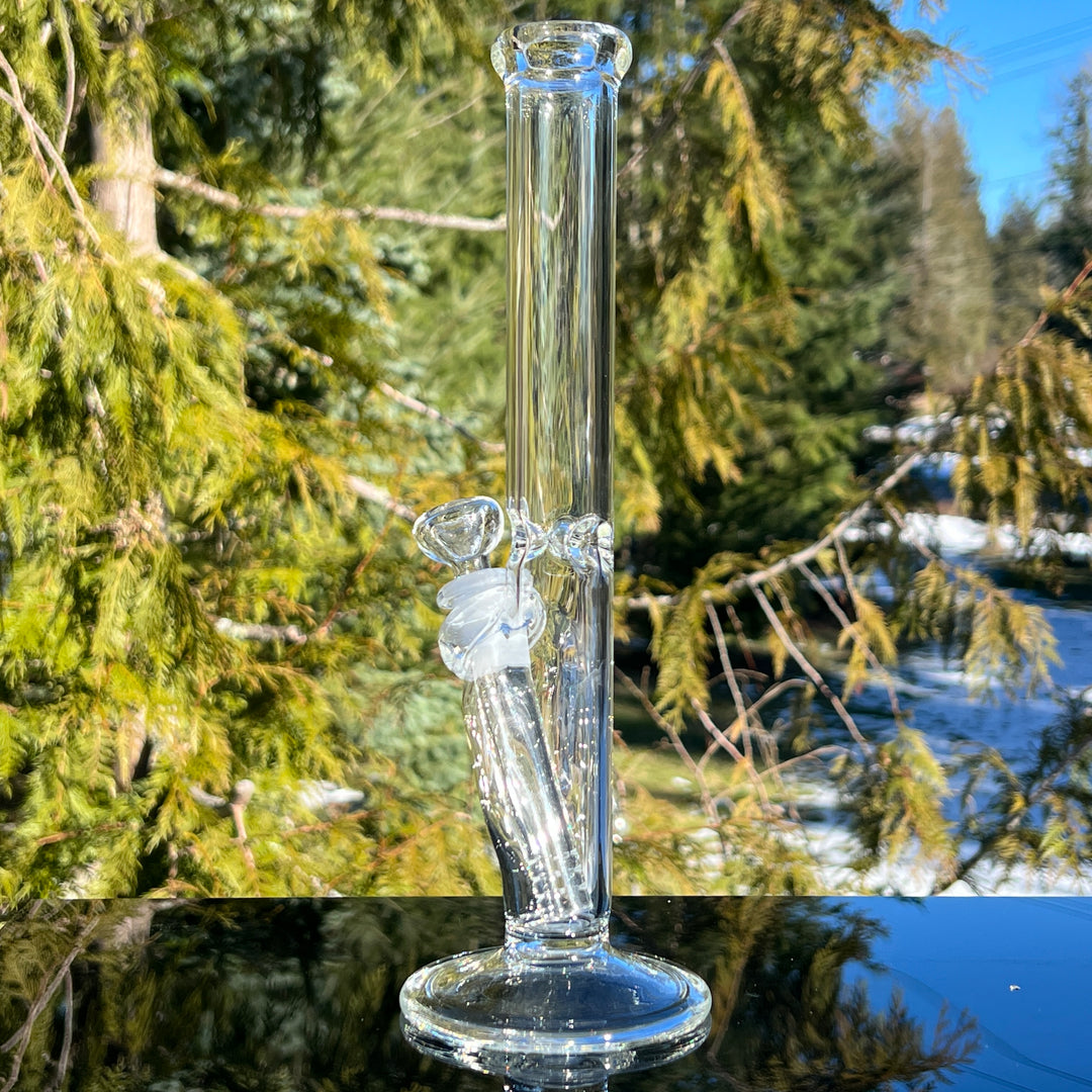 11" Straight Bong Glass Pipe Mary Jane's Glass