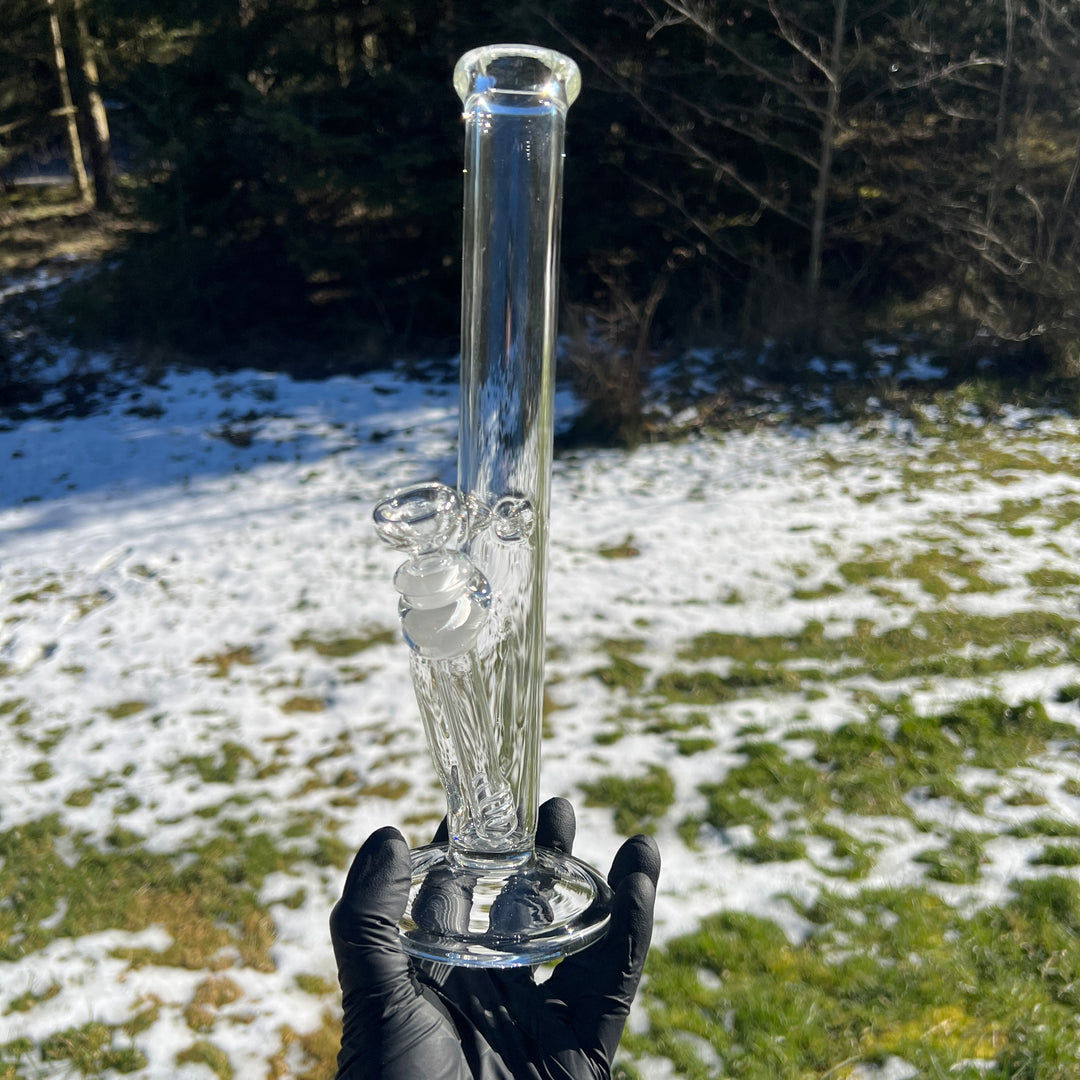 11" Straight Bong Glass Pipe Mary Jane's Glass