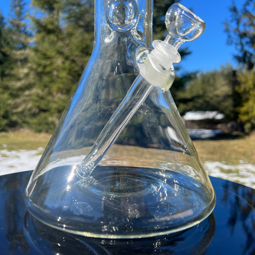 20" Beaker Bong Glass Pipe Mary Jane's Glass