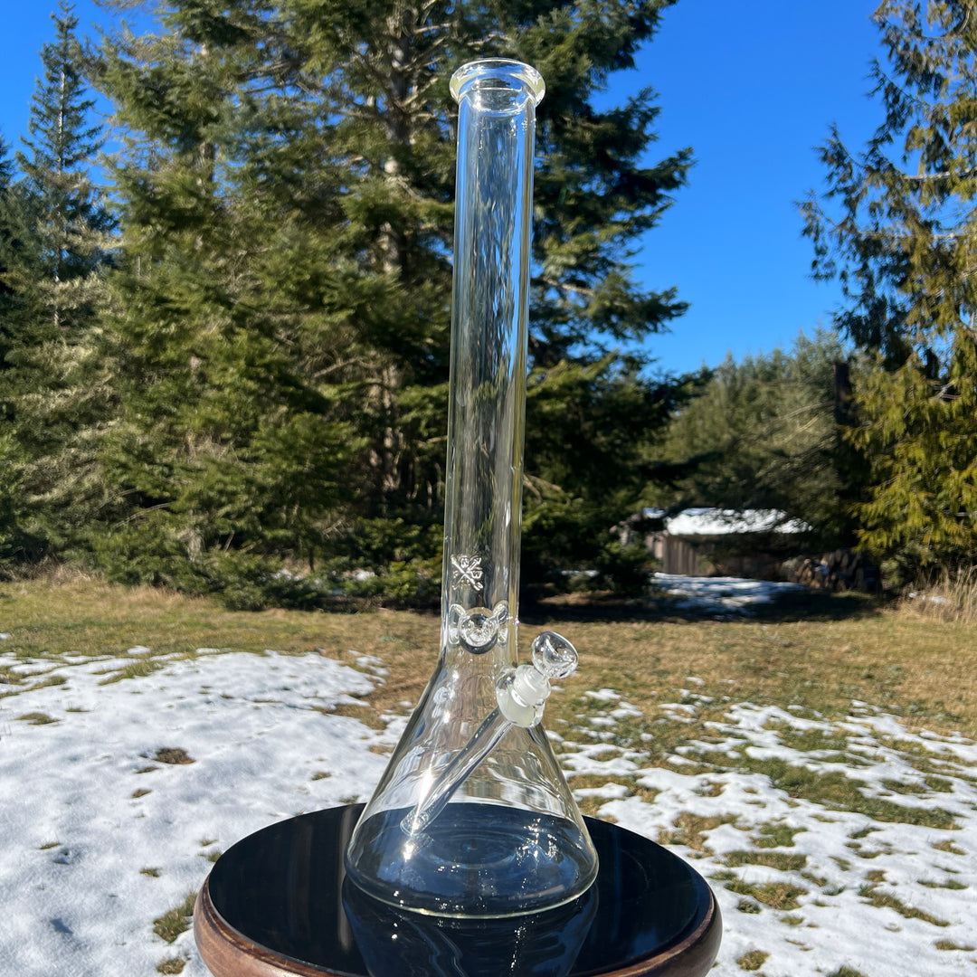 20" Beaker Bong Glass Pipe Mary Jane's Glass