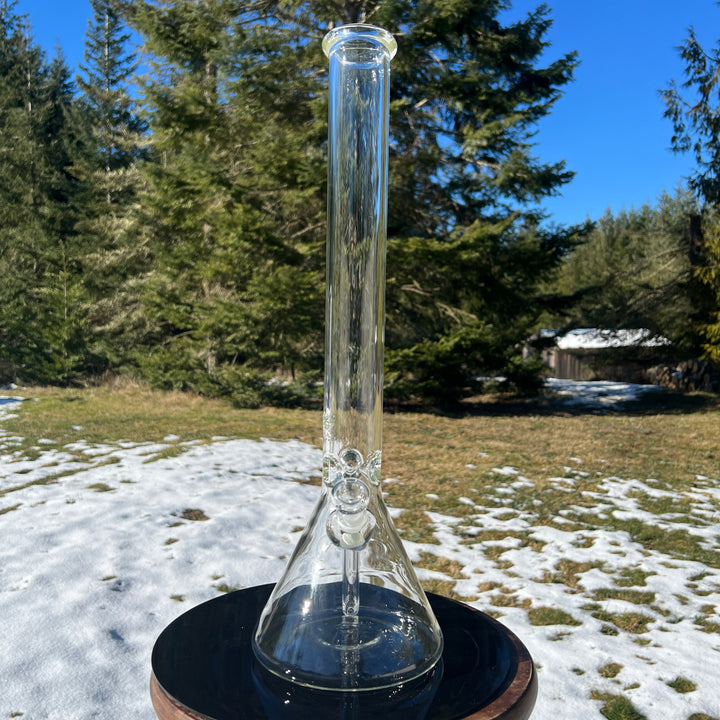 20" Beaker Bong Glass Pipe Mary Jane's Glass