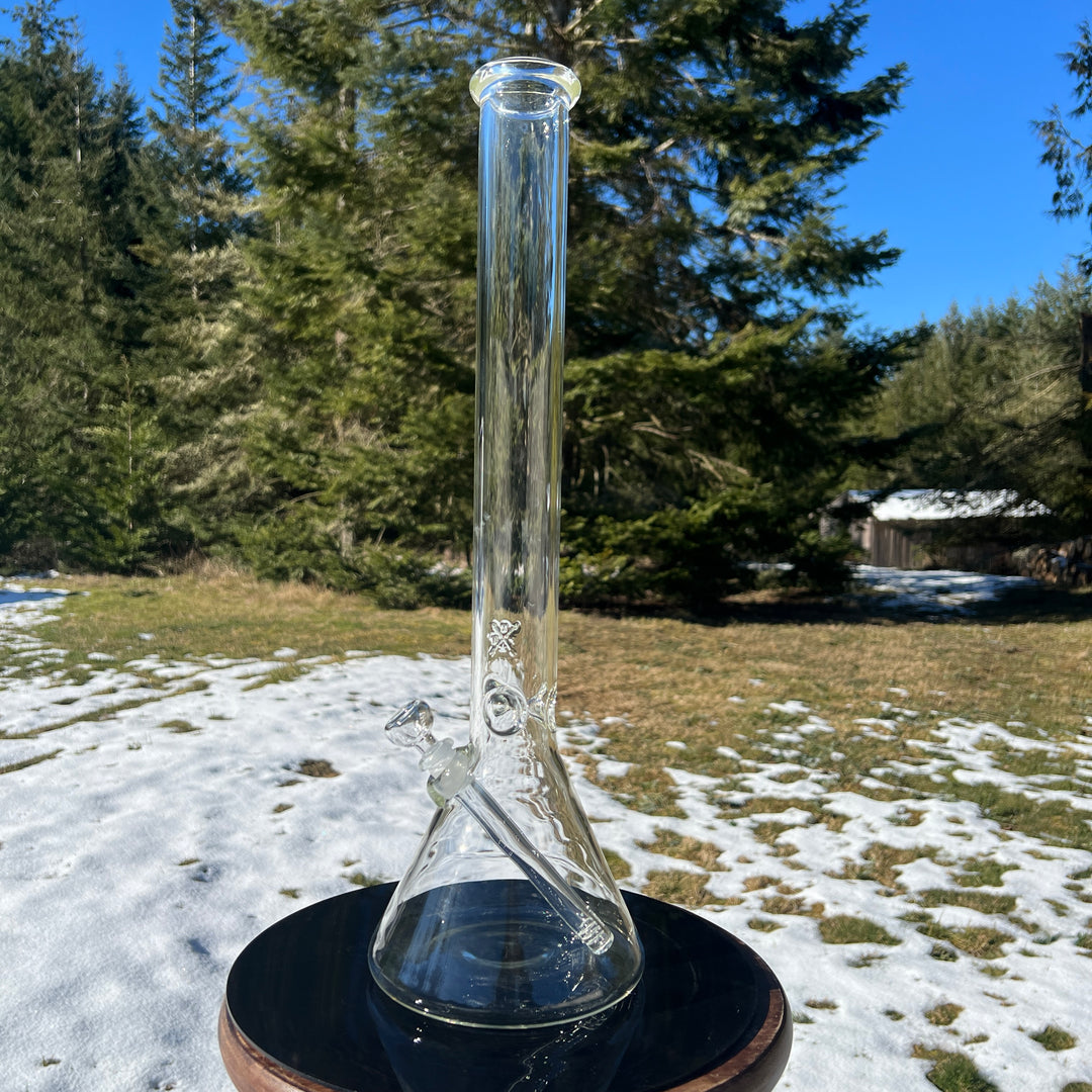 20" Beaker Bong Glass Pipe Mary Jane's Glass