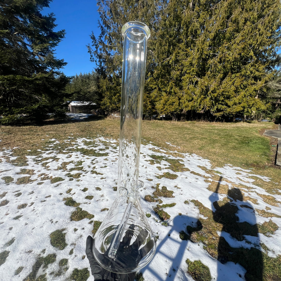 20" Beaker Bong Glass Pipe Mary Jane's Glass