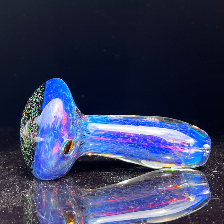 Purple Nebula Black Opal Galaxy Glass Pipe Tako Glass   