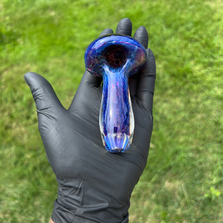 Purple Nebula Black Opal Galaxy Glass Pipe Tako Glass   