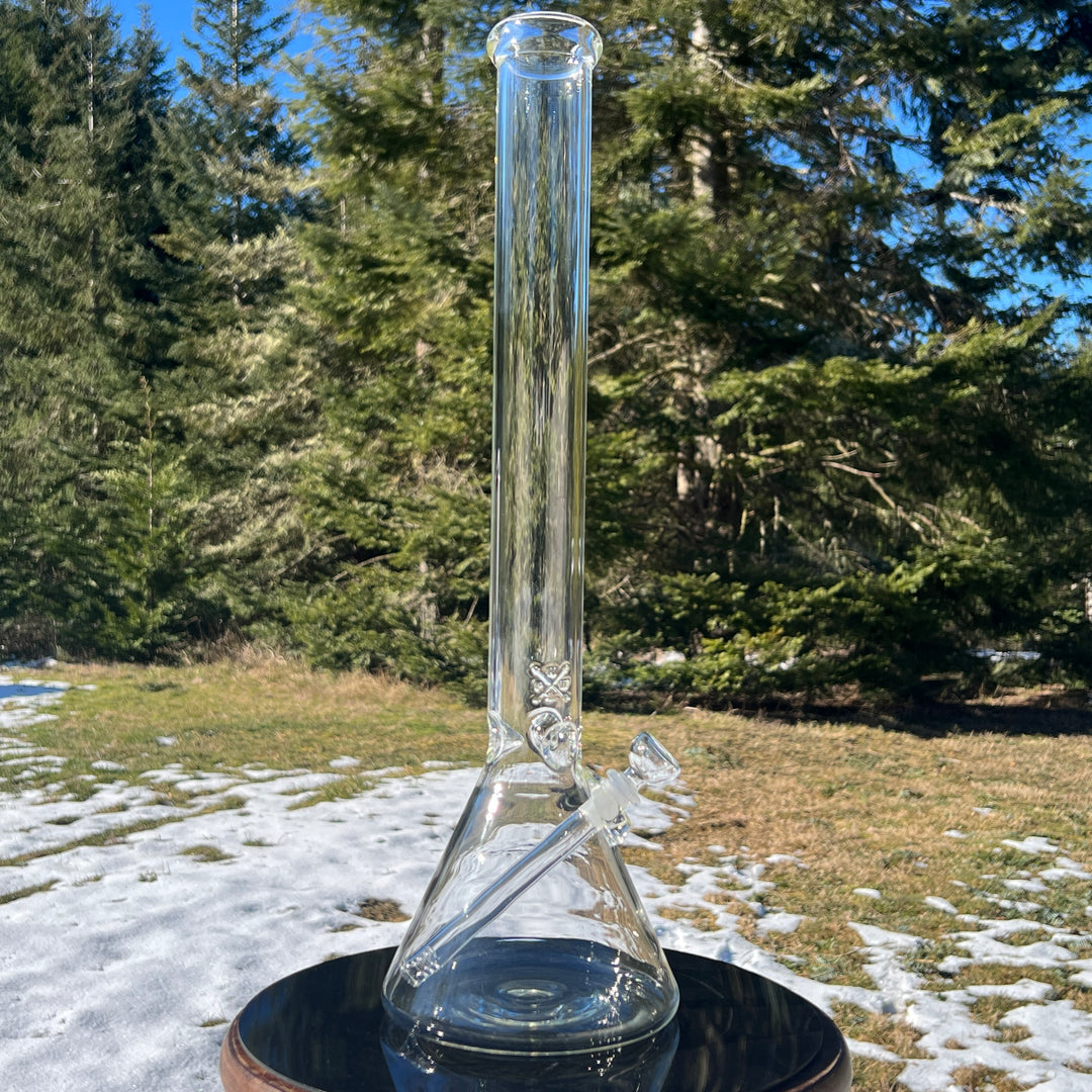 20" Beaker Bong Glass Pipe Mary Jane's Glass